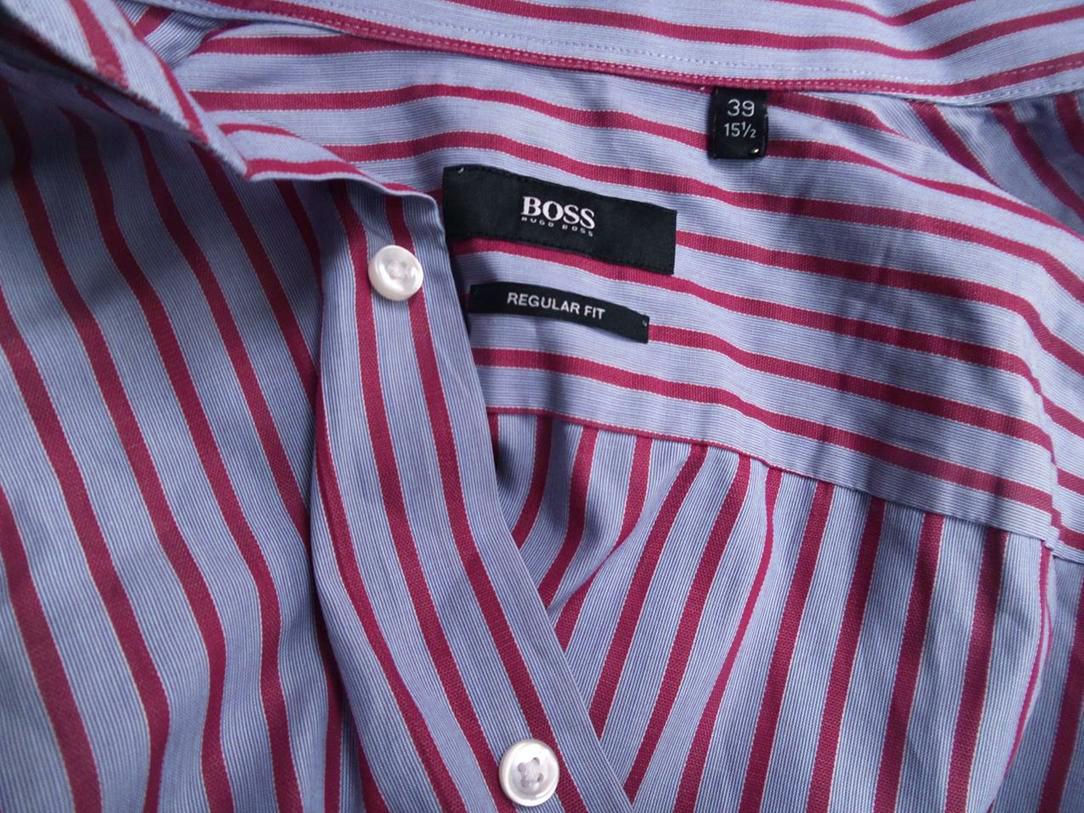 Hugo Boss Rozmiar 39 Kołnierz Męska Koszula Elegancka Długi rękaw Materiał Bawełna 100%