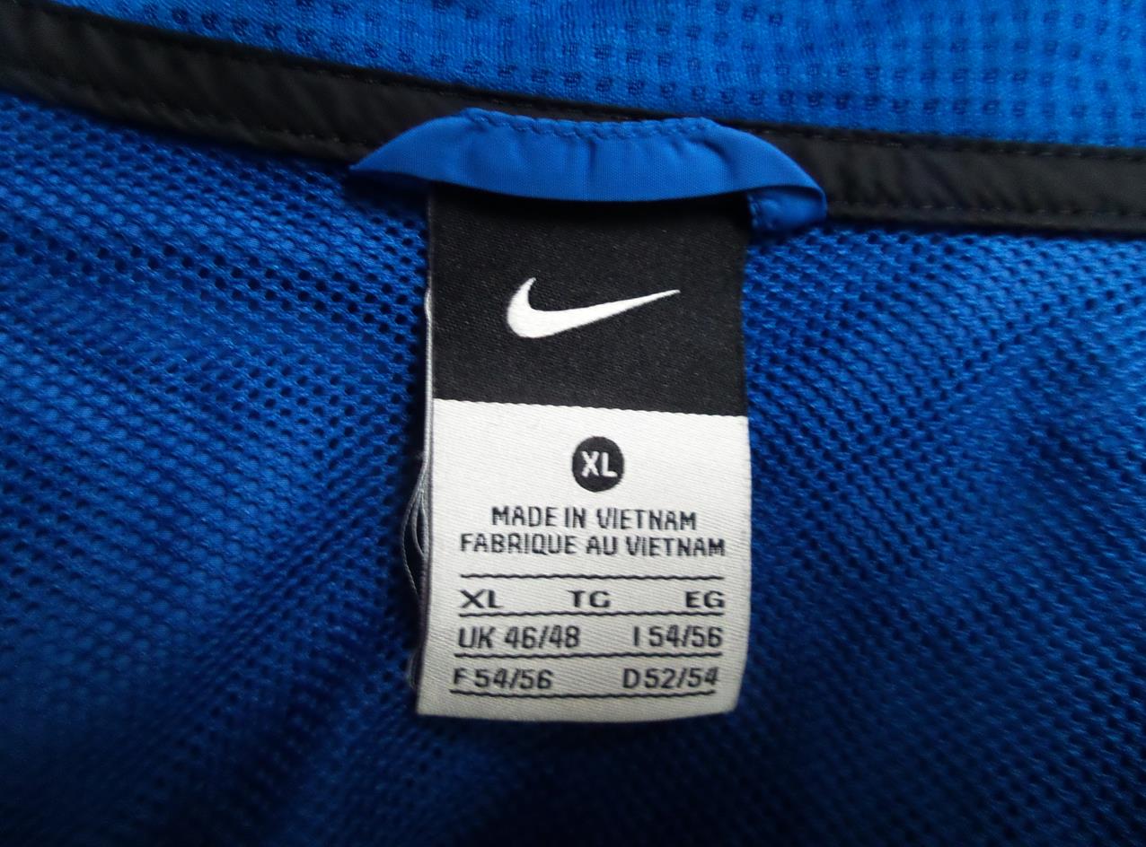 Nike Rozmiar XL Kolor Niebieski Męski Sweter Rozpinany Długi rękaw