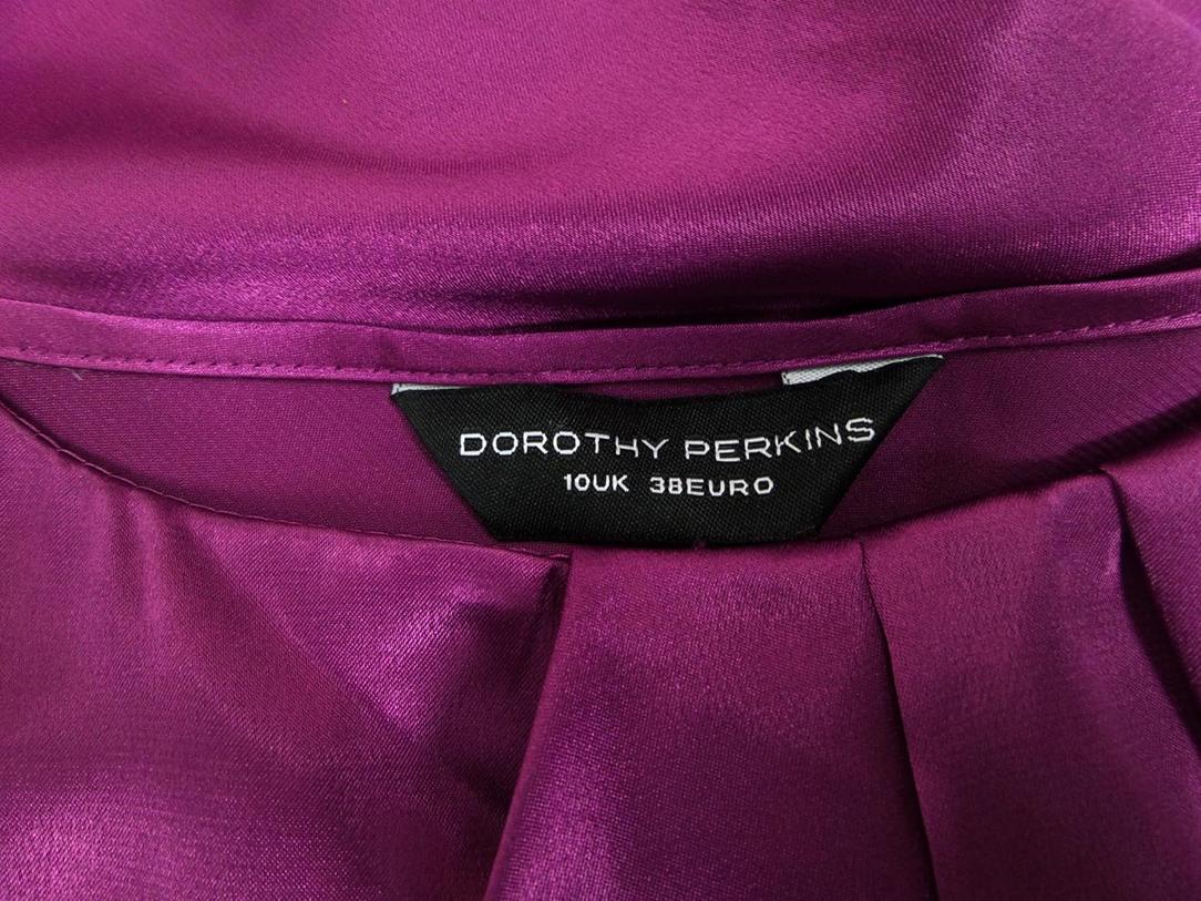 Dorothy perkins Rozmiar 10 (38) Okrągły dekolt Bluzka Peplum Bezrękawnik