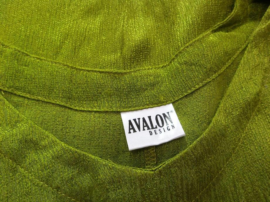 Avalon design Rozmiar XL Kolor Zielony Okrągły dekolt Tunika Bluzka Bezrękawnik Materiał Wiskoza