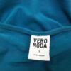 Vero moda Rozmiar S Kolor Niebieski W łódkę Tunika Bluzka Długi rękaw