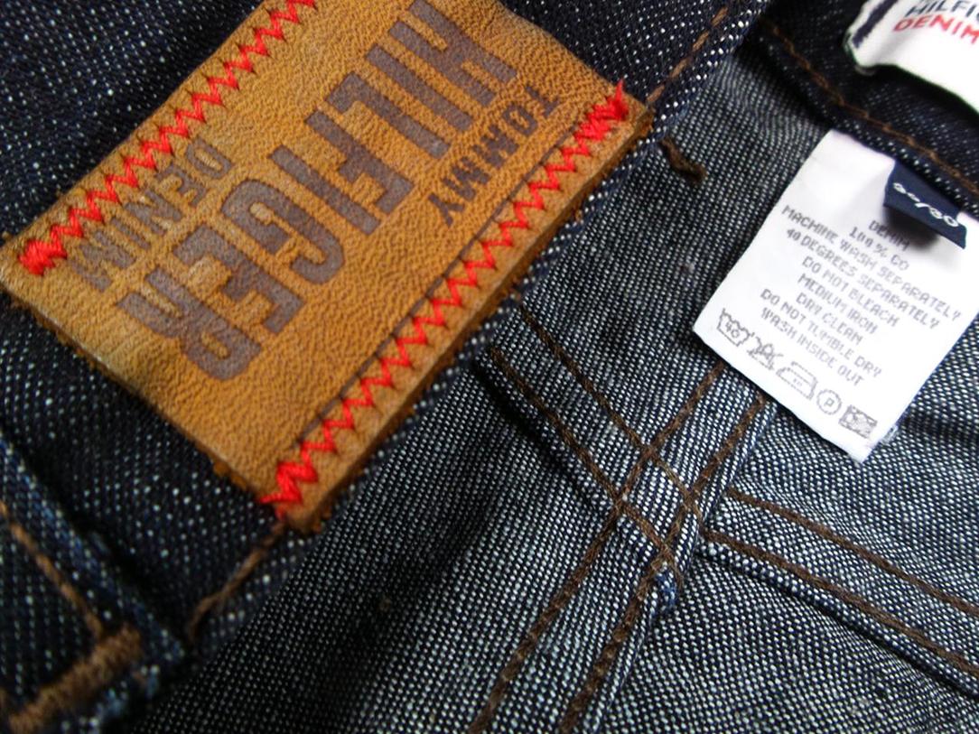 Hilfiger denim Rozmiar 30 Kolor Granatowy Spodnie Jeansy Materiał Bawełna 100%