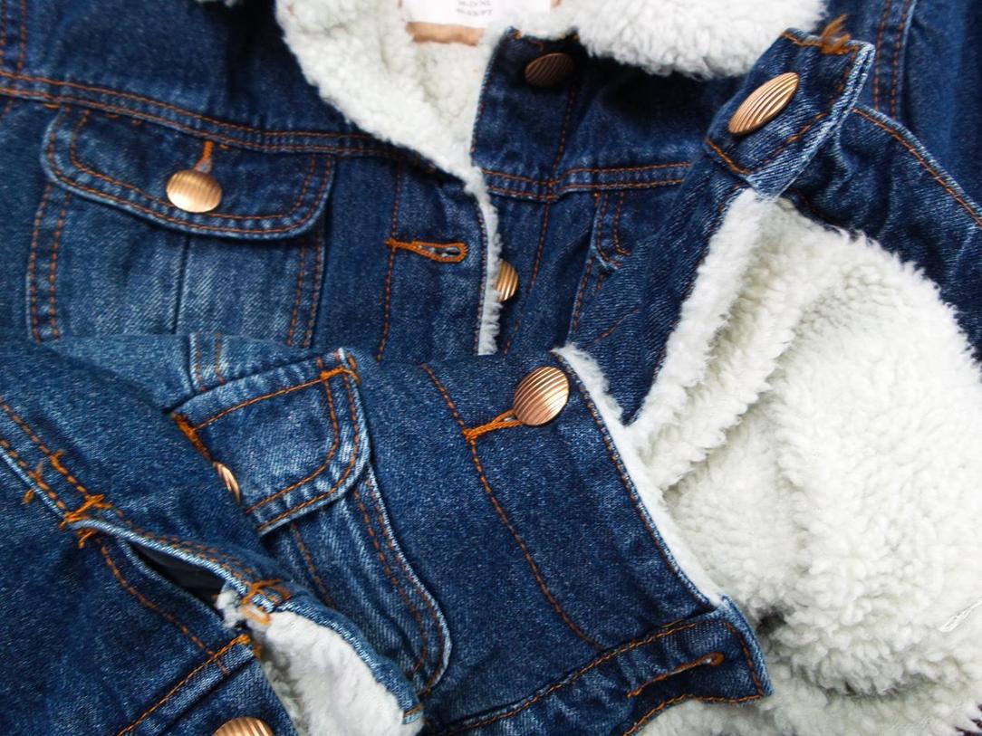 Denim Rozmiar 38 Kolor Granatowy Kurtka Jeansowa Długi rękaw Materiał Bawełna 100%