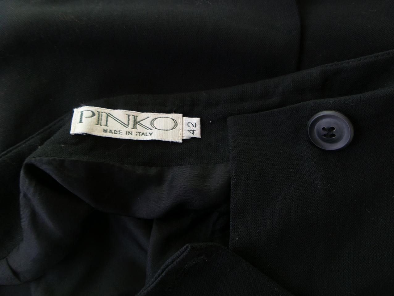 Pinko Rozmiar 42 Kolor Czarny Spódnica Mini Krótka Materiał Wełna