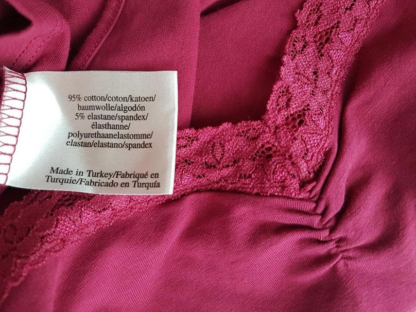 Laura ashley Rozmiar 42 Kolor Różowy Dekolt Serce Bluzka Bezrękawnik Materiał Bawełna