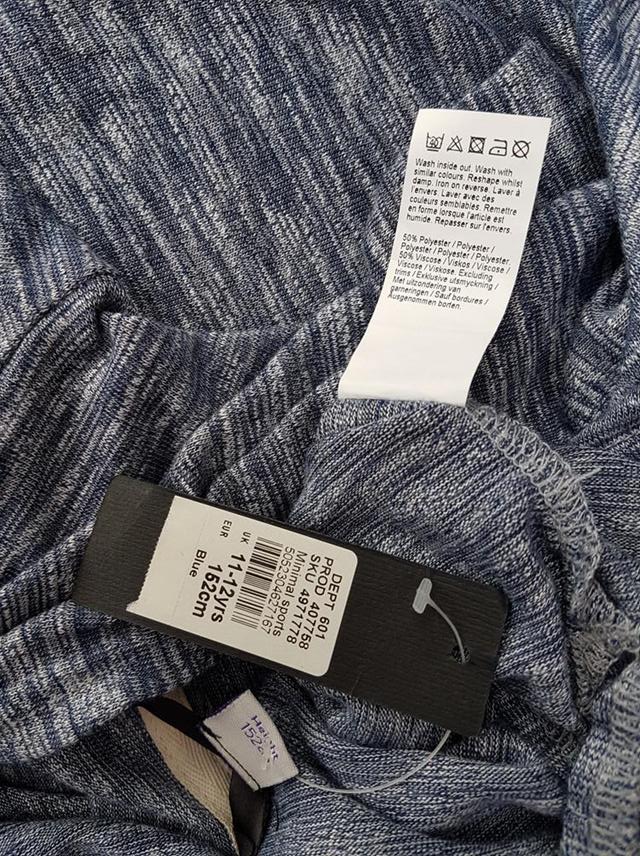 River island Rozmiar 11-12 lat Kolor Niebieski Crew Neck Bluza z kapturem Długi rękaw Materiał Wiskoza