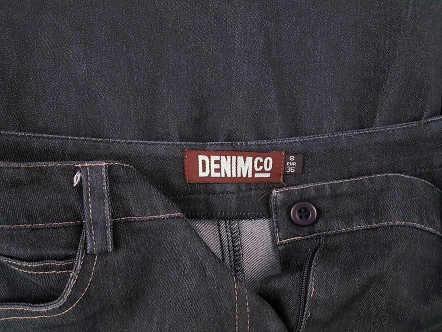 Denim Co. Rozmiar 36 Kolor Granatowy A-Line Spódnica Do Kolan