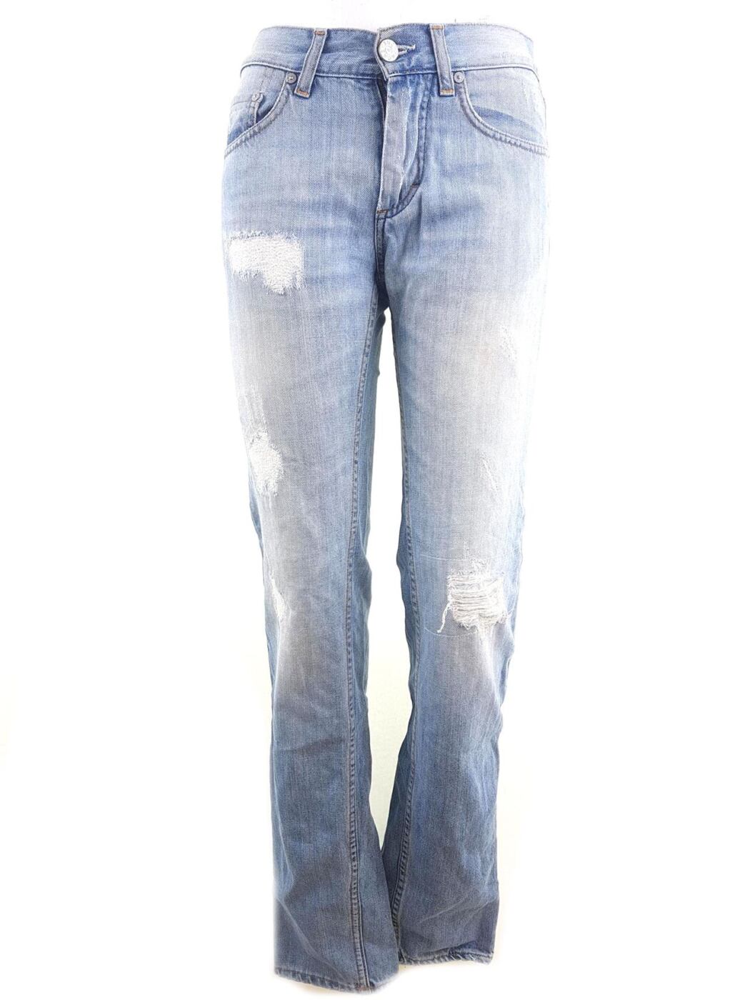 ACNE Rozmiar 25/32 Kolor Niebieski Spodnie Jeansy Materiał Bawełna 100%