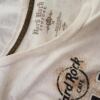 Hard Rock Cafe Rozmiar M Kolor Beżowy Okrągły dekolt T-Shirt Krótki rękaw Materiał Bawełna