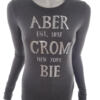 ABERCROMBIE KIDS Rozmiar 15/16 (S) Kolor Szary Crew Neck Bluza Długi rękaw Materiał Bawełna