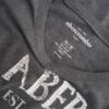 ABERCROMBIE KIDS Rozmiar 15/16 (S) Kolor Szary Crew Neck Bluza Długi rękaw Materiał Bawełna