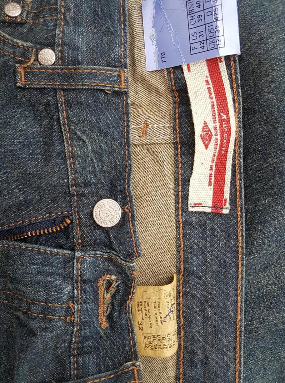 Lee Cooper Rozmiar 42S Kolor Niebieski Spodnie Jeansy Materiał Bawełna