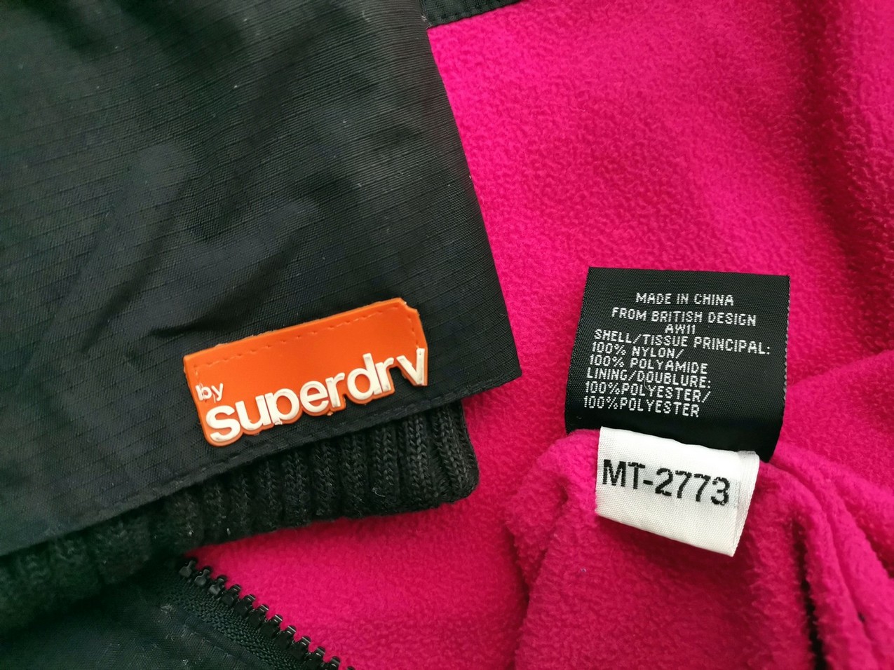 Superdry Rozmiar M Kolor Czarny Kurtka Długi rękaw