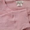 Ralph Lauren Rozmiar M Kolor Pudrowy Róż Crew Neck Bluzka Rękaw 3/4 Materiał Modal