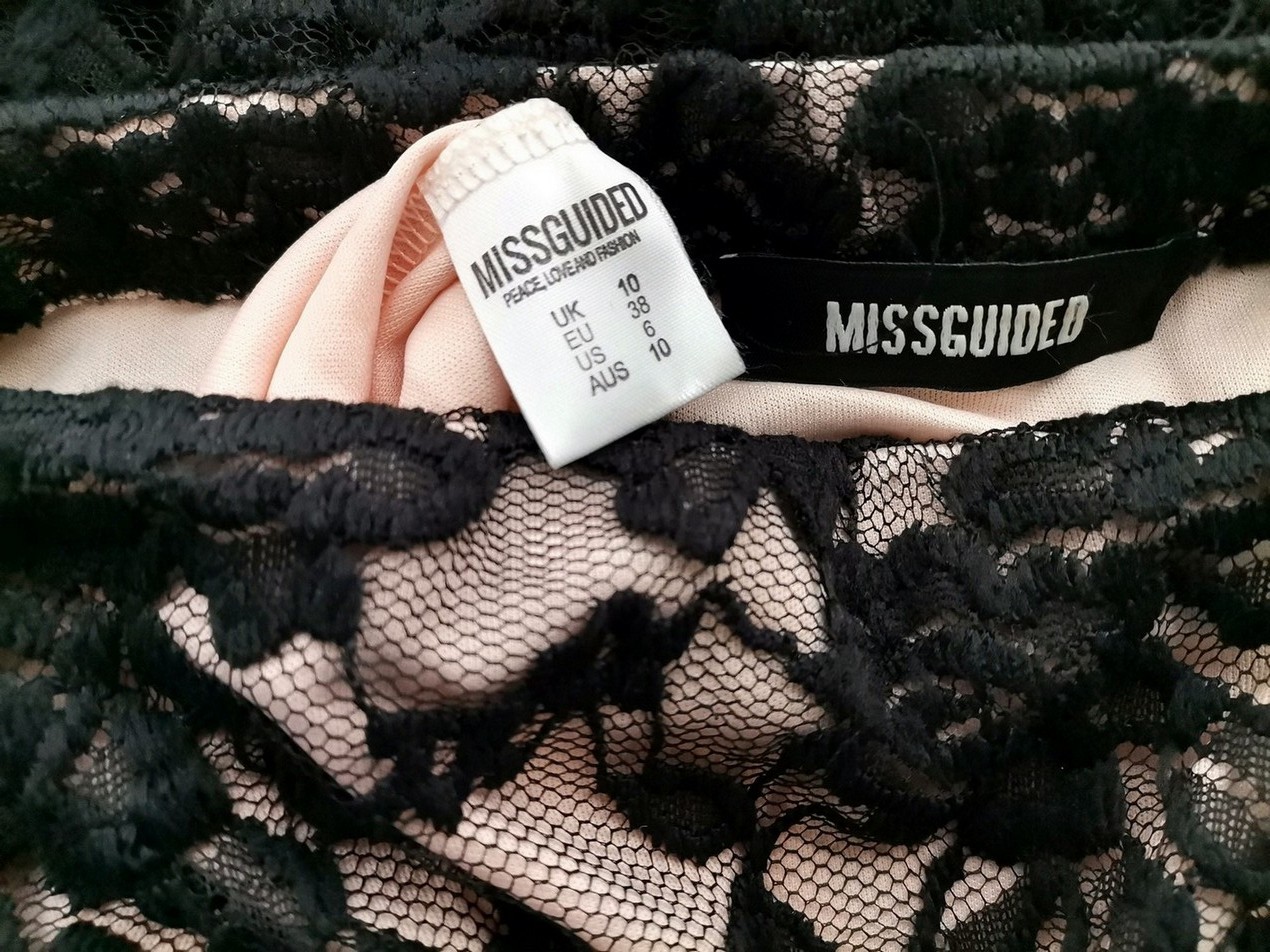 Missguided Rozmiar 10 (38) Kolor Pudrowy Spódnica Maxi Długa