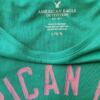 American Eagle Rozmiar L Kolor Zielony Męski T-Shirt Krótki rękaw Materiał Bawełna