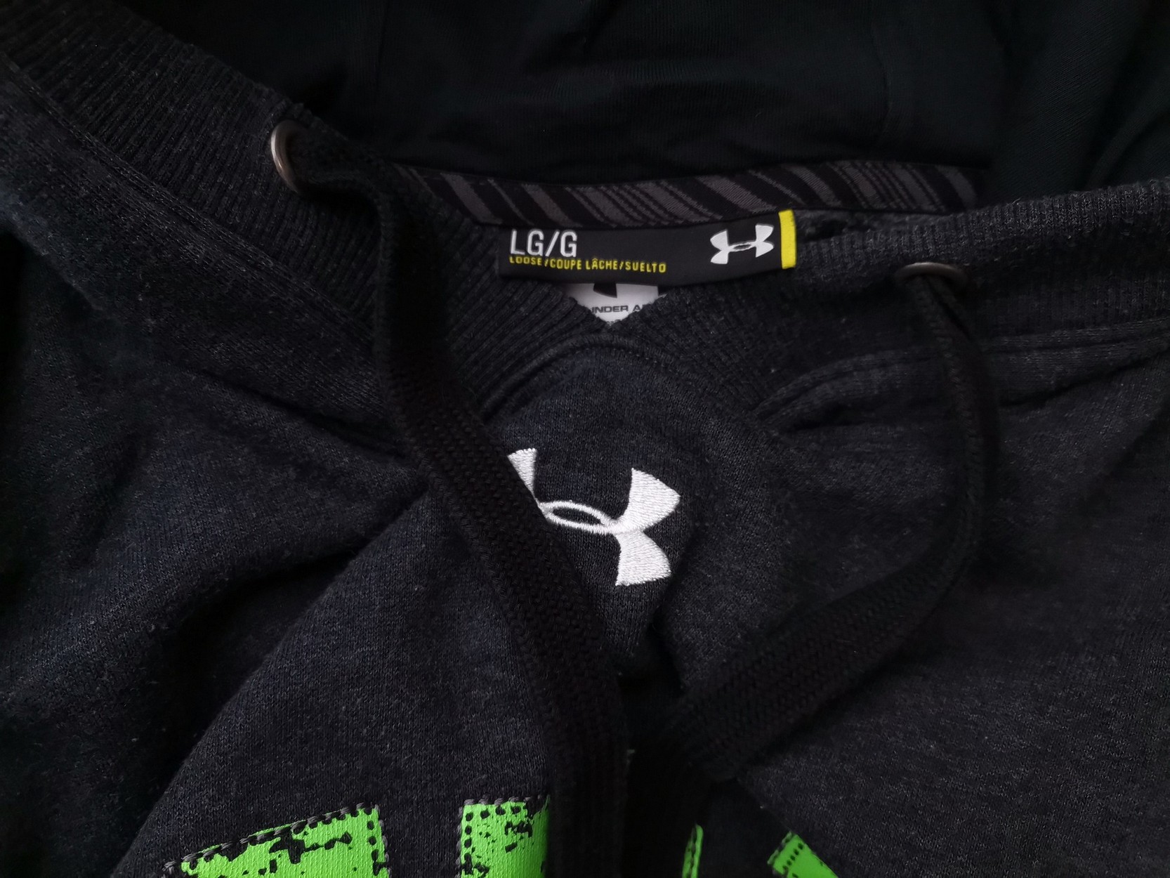 Under Armour Rozmiar LG/G Kolor Granatowy Męski Sweter Długi rękaw Materiał Bawełna