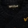 Lyle & Scott Rozmiar M Kolor Granatowy Męski Sweter Długi rękaw Materiał Wełna Merino