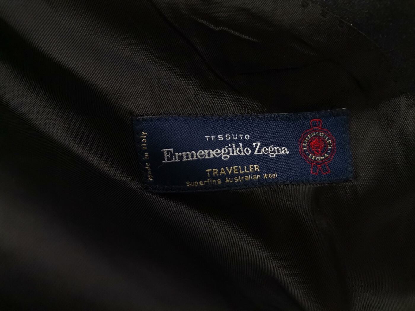 Ermenegildo Zegna Rozmiar 54 Kolor Czarny Męska Marynarka Długi rękaw Materiał Wełna 100%