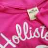 Hollister Rozmiar L Kolor Różowy Crew Neck T-Shirt Krótki rękaw Materiał Bawełna