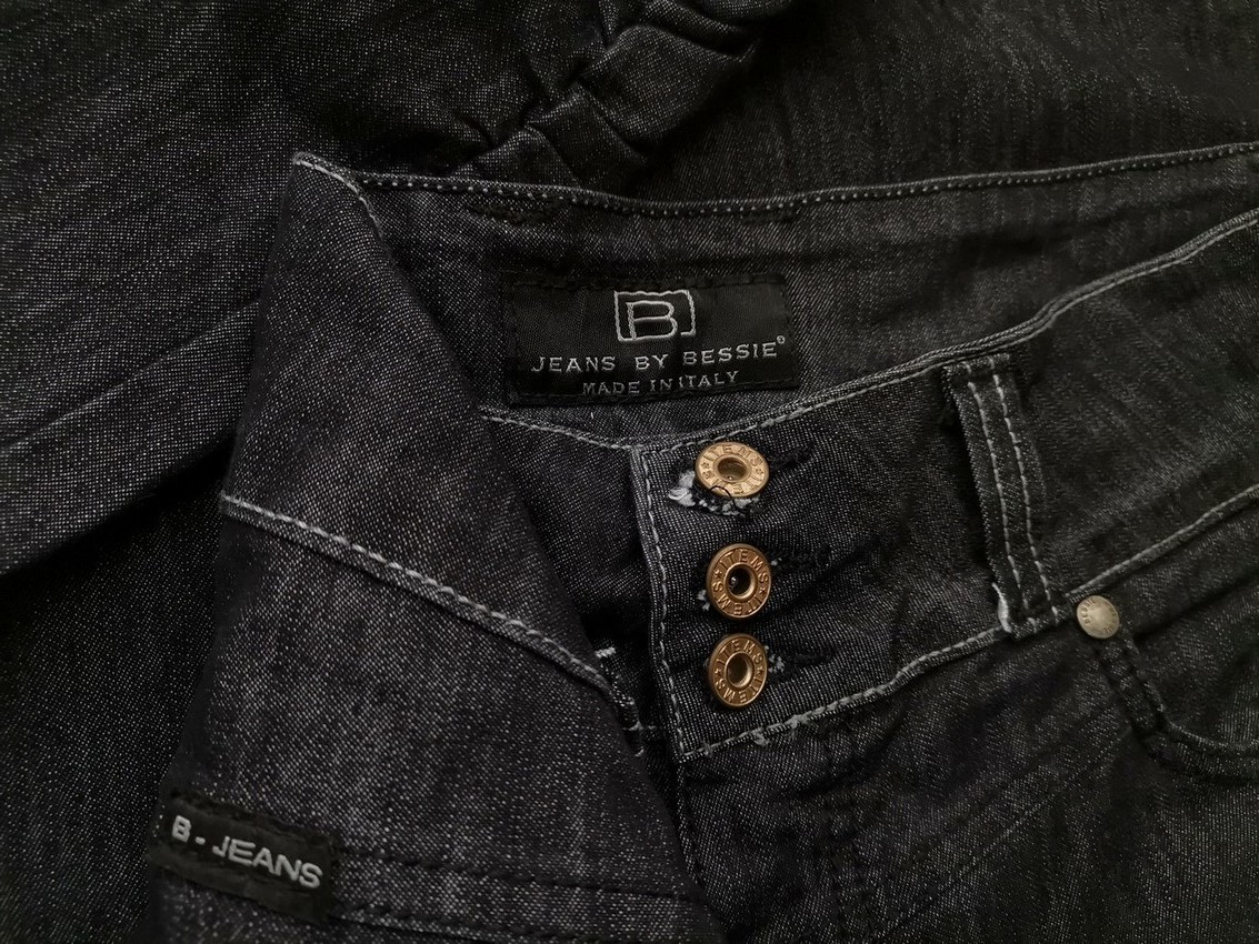 B JEANS BY BESSIE Rozmiar W31 Kolor Szary Spodnie Jeansy Materiał Bawełna