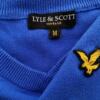 Lyle & Scott Rozmiar M Kolor Niebieski Męski Sweter Długi rękaw Materiał Bawełna 100%