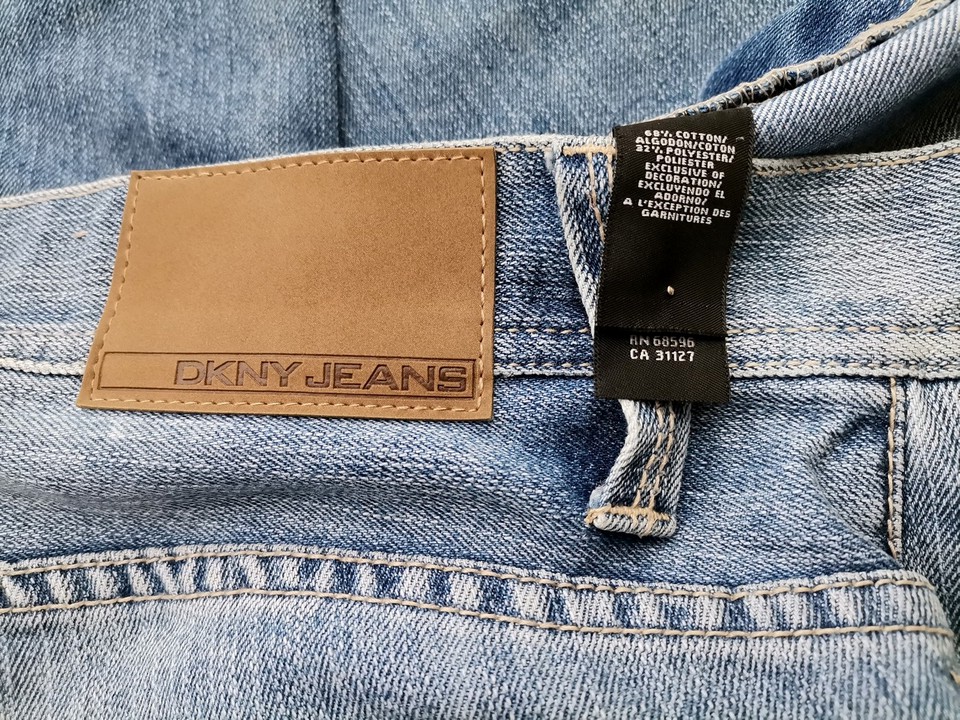 Dkny Jeans Rozmiar W36 L32 Kolor Niebieski Materiał Bawełna