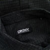 Dkny Rozmiar XL Kolor Czarny Krata Kołnierz Męska Koszula Casual Długi rękaw Materiał Bawełna 100%