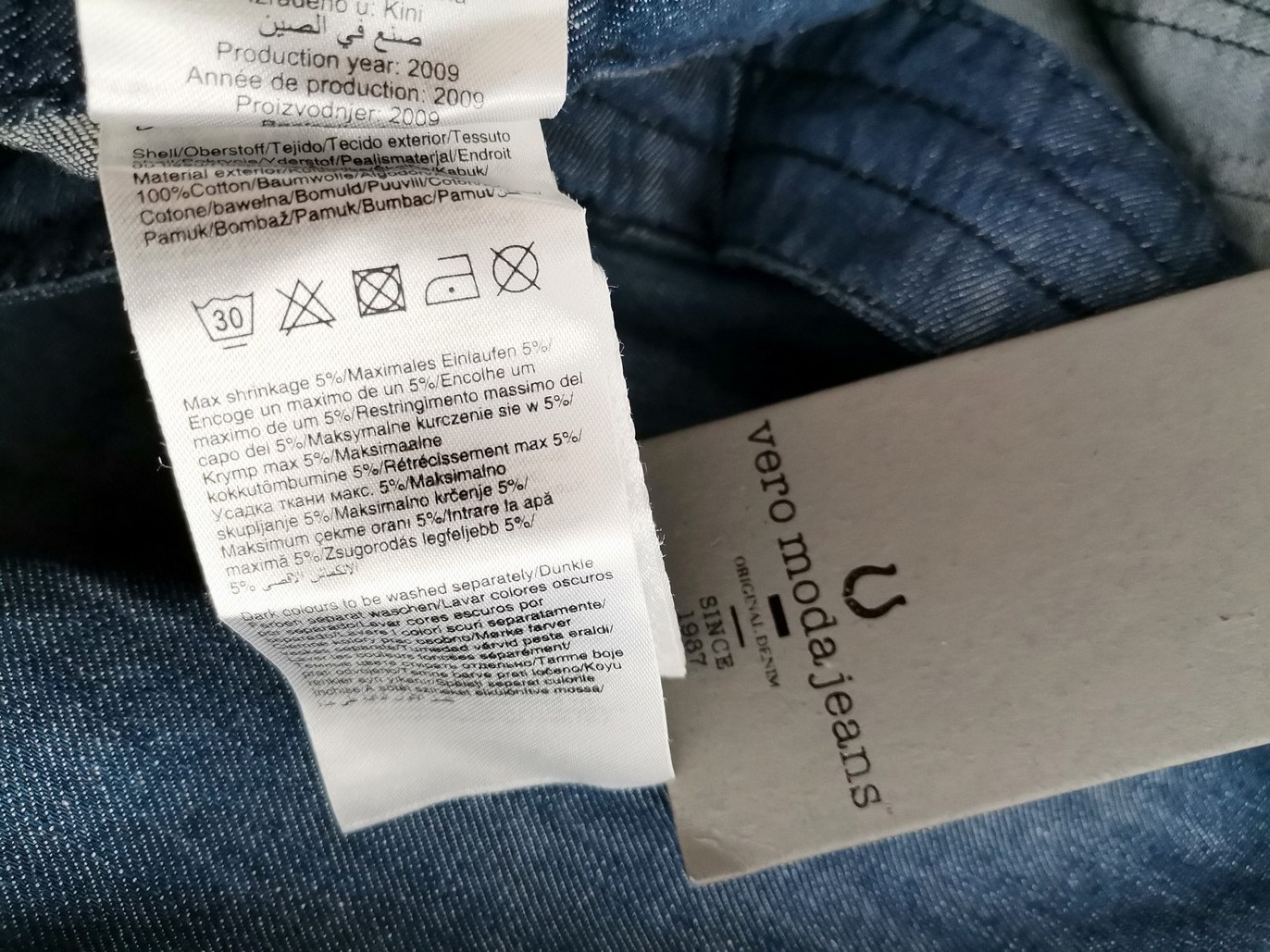 Vero moda Rozmiar 32 Spodnie Jeansy Materiał Bawełna 100%