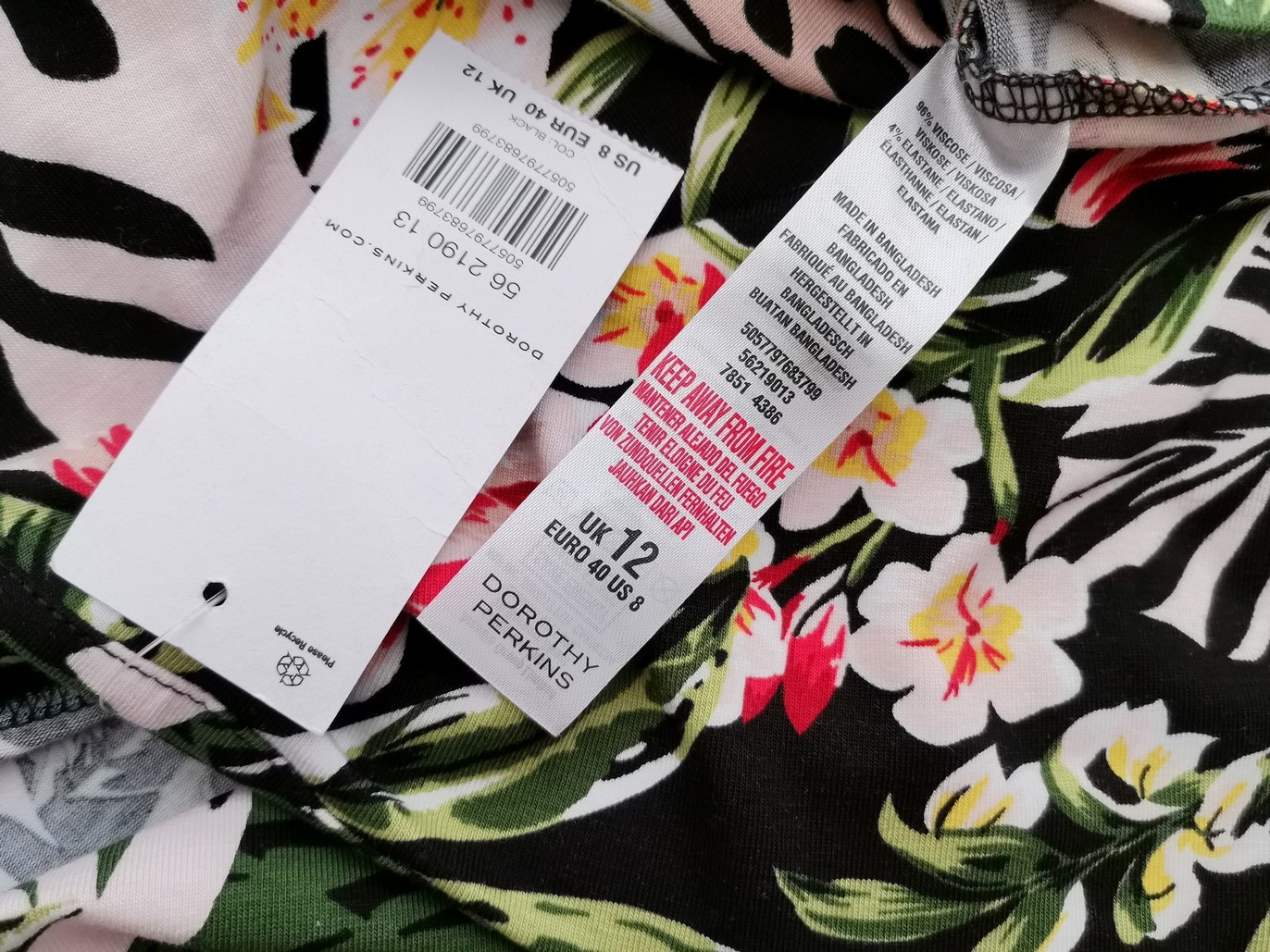 Dorothy perkins Rozmiar 40 Kolor Czarny Kwadratowy dekolt Bluzka Bezrękawnik Materiał Wiskoza