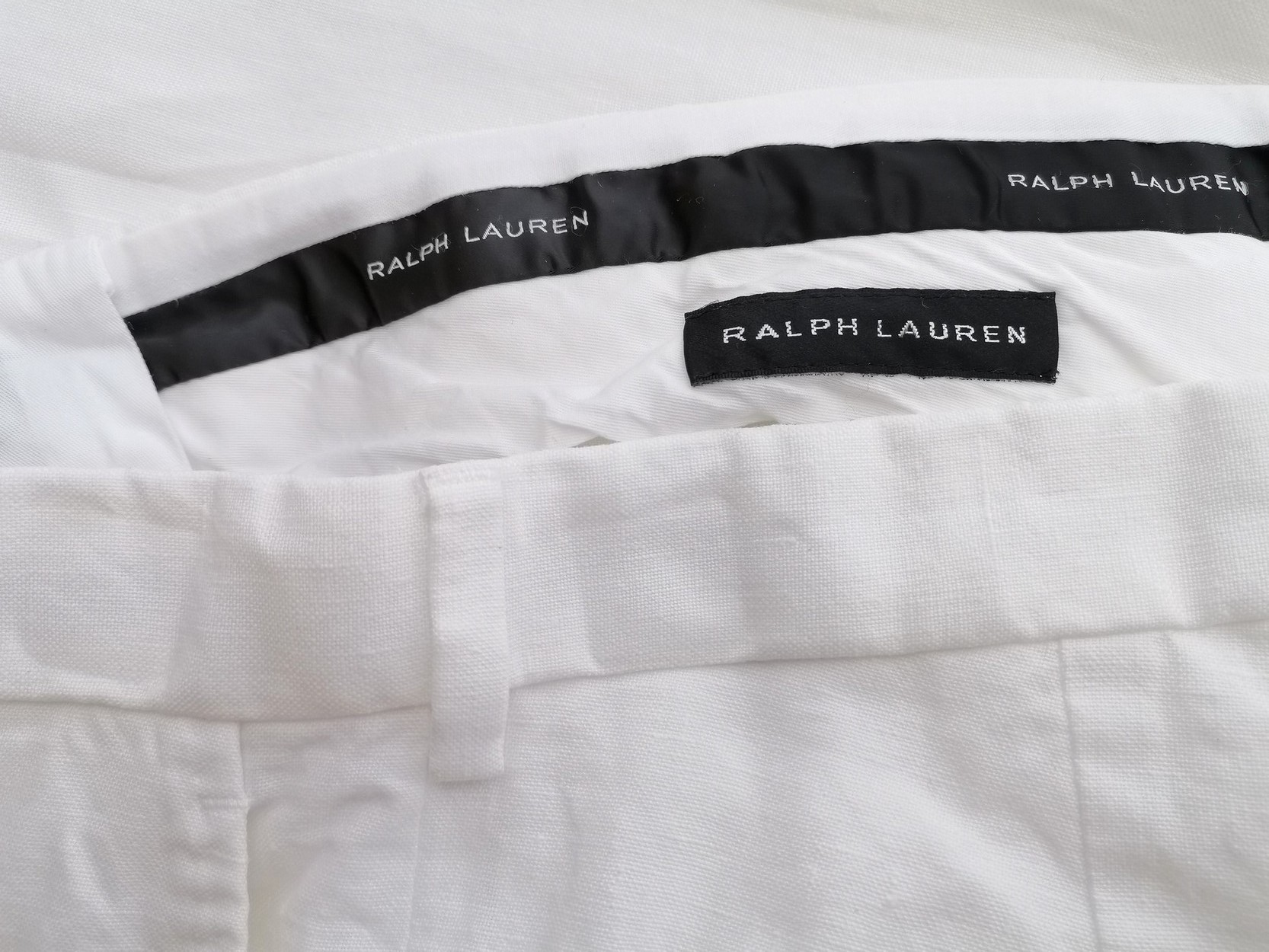 Ralph Lauren Rozmiar 32 Kolor Biały Materiał Len 100%