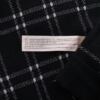 Massimo dutti Rozmiar XS Kolor Czarny Krata Crew Neck Sweter Rękaw 3/4 Materiał Wiskoza