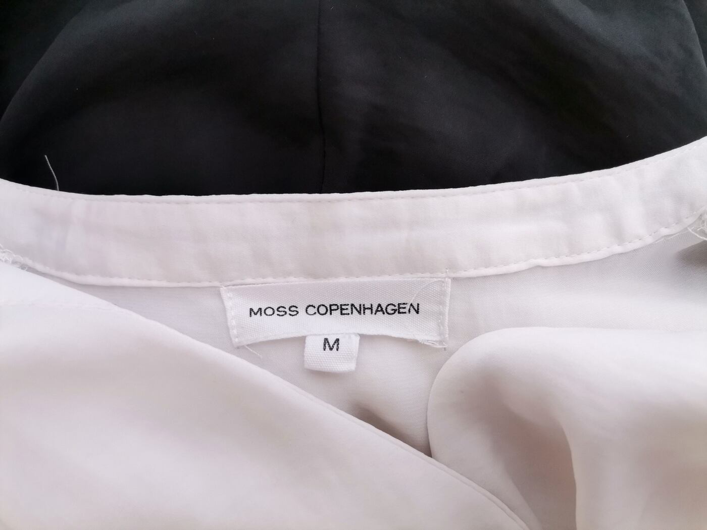 Moss Copenhagen Rozmiar M/L Kolor Kremowy Kombinezon Spodnium Długi rękaw