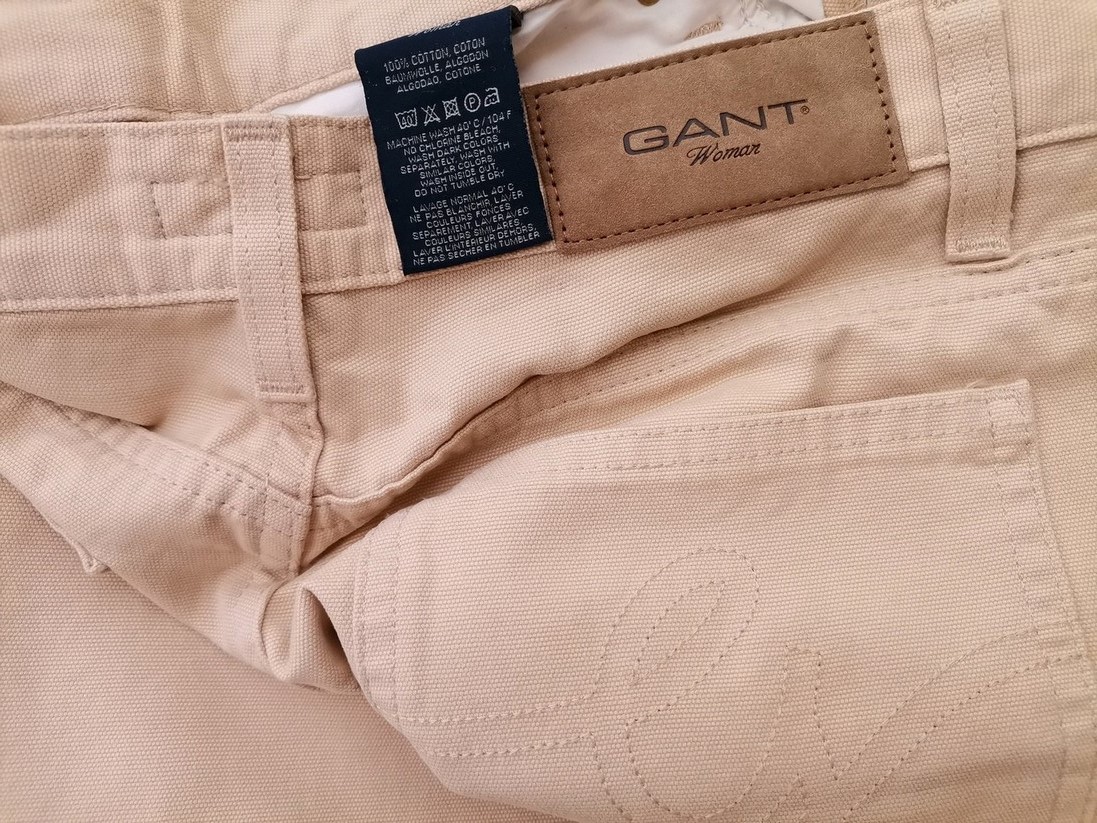 Gant Rozmiar W29 L30 Kolor Pudrowy Spodnie Jeansy Materiał Bawełna 100%