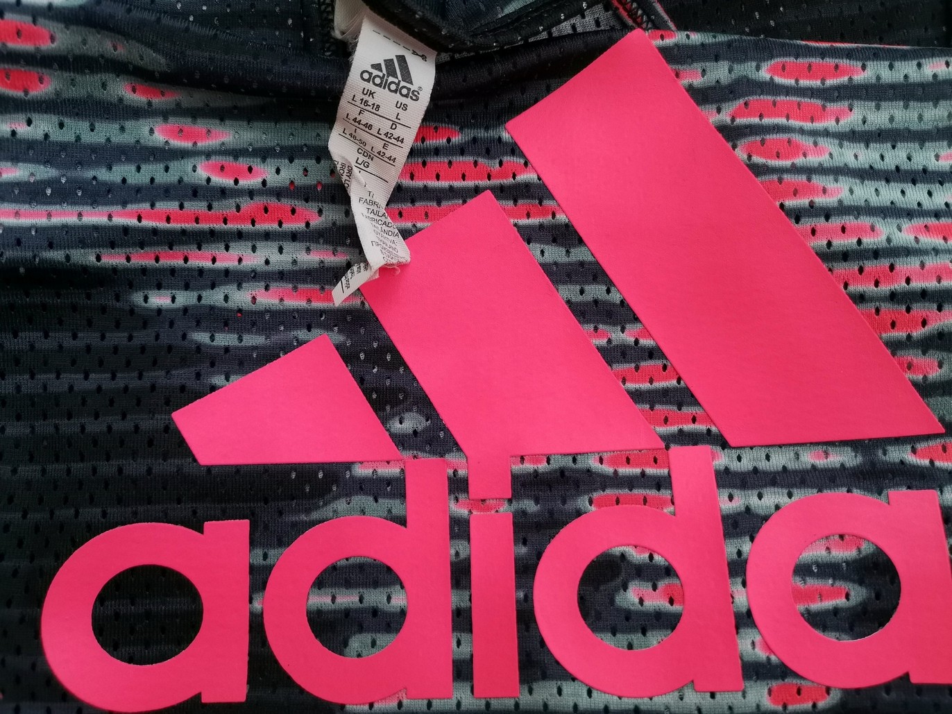 Adidas Rozmiar L Kolor Granatowy Męski T-Shirt Bezrękawnik