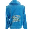 Juicy couture Rozmiar XXXL (42/44) Kolor Niebieski Bluza na suwak Długi rękaw Materiał Bawełna