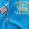 Juicy couture Rozmiar XXXL (42/44) Kolor Niebieski Bluza na suwak Długi rękaw Materiał Bawełna