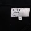 Pulz jeans Rozmiar M Kolor Czarny Split Crew Neck Bluzka Rękaw 3/4