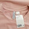 H&m Rozmiar S Kolor Pudrowy Róż Crew Neck Sukienka Prostokątna Krótki rękaw Do Kolan Materiał Bawełna