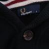 Fred Perry Rozmiar S Kolor Czarny Męski Sweter Rozpinany Długi rękaw Materiał Bawełna 100%