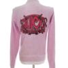 Juicy couture Rozmiar L Kolor Różowy Bluza na suwak Długi rękaw Materiał Bawełna