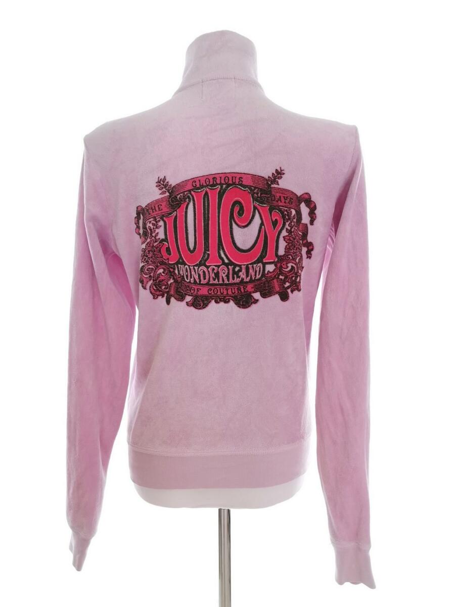 Juicy couture Rozmiar L Kolor Różowy Bluza na suwak Długi rękaw Materiał Bawełna