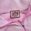 Juicy couture Rozmiar L Kolor Różowy Bluza na suwak Długi rękaw Materiał Bawełna