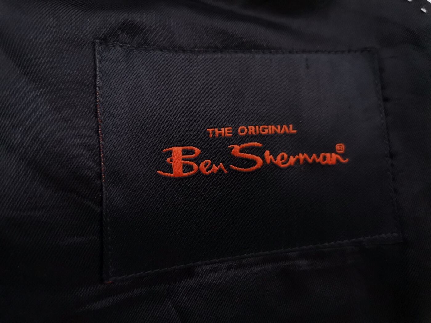 BEN SHERMAN Rozmiar 40 (50) L Kolor Szary Męska Marynarka Długi rękaw Materiał Wełna