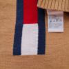 TOMMY HILFIGER DENIM Rozmiar S Kolor Brązowy Crew Neck Sweter Długi rękaw Materiał Bawełna Cienka dzianina