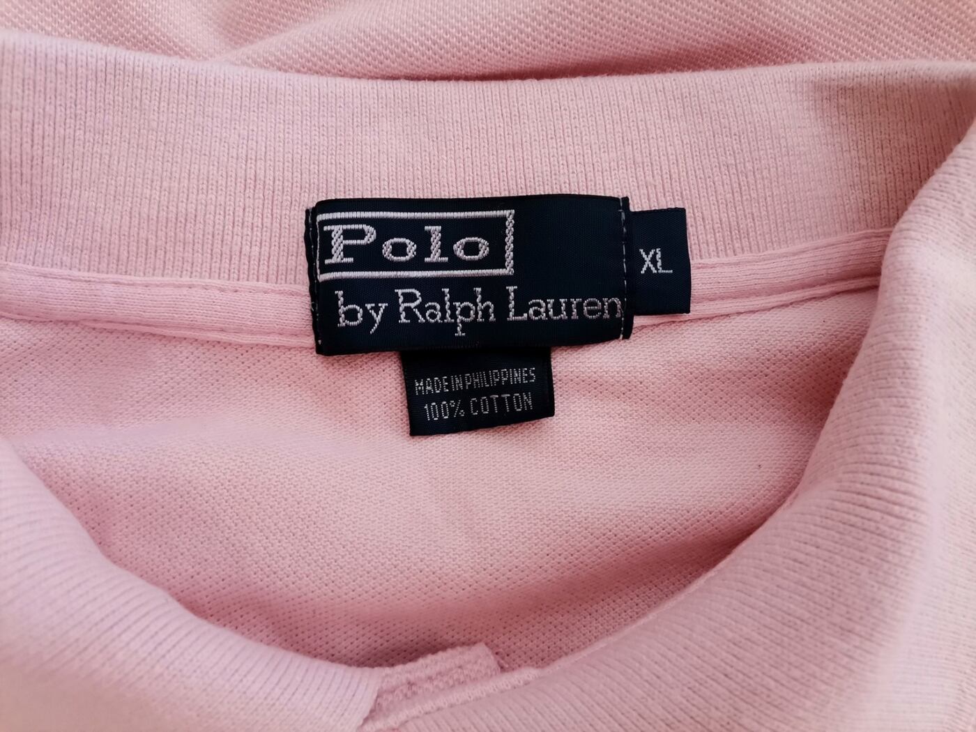 Polo Ralph Lauren Rozmiar XL Kolor Różowy Kołnierz Męska Koszula Polo Krótki rękaw Materiał Bawełna 100%