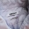 Dkny Rozmiar 16 (32/33) L Kolor Niebieski Kołnierz Męska Koszula Casual Długi rękaw