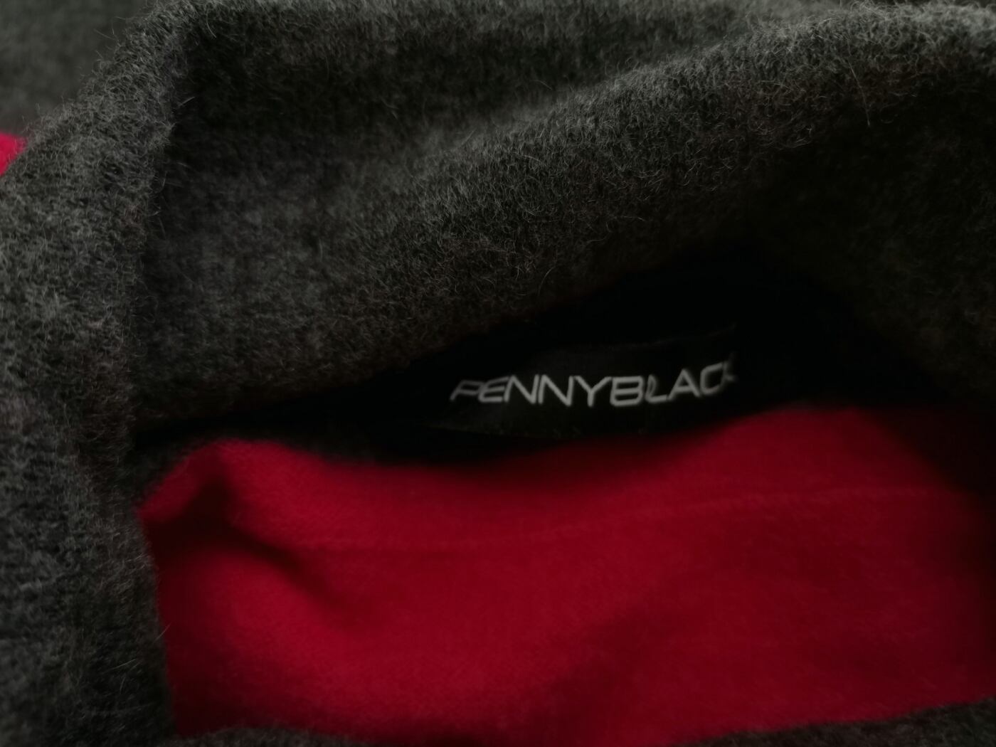 Pennyblack Rozmiar 34/36 Kolor Szary Golf Sweter Długi rękaw Cienka dzianina