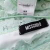 Missguided Rozmiar 10 (38) XS Kolor Miętowy W serek Sukienka Maxi Bezrękawnik Długa