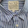 Jack Wills Rozmiar L Kolor Niebieski Pasy Kołnierz Męska Koszula Casual Długi rękaw Materiał Bawełna 100%